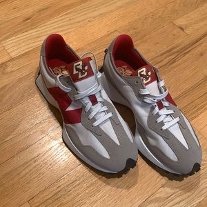 Size 7.5 womens Boston college new balance custom shoes